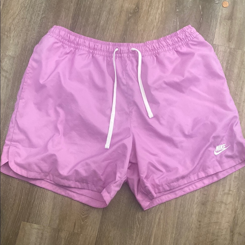 Nike Pink Athletic Shorts Lightweight Quick-Dry